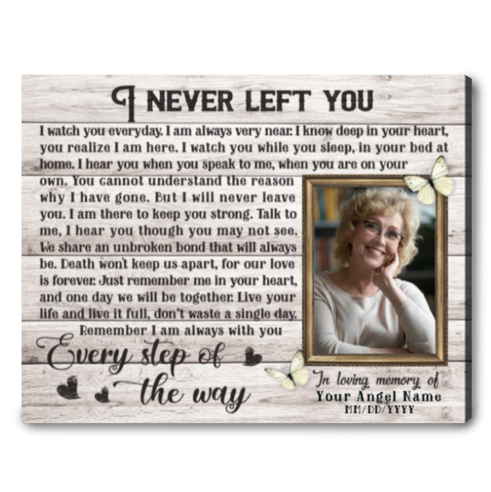 Personalized Sympathy Gifts Memory Photo Gifts Remembrance Gifts Ohcanvas
