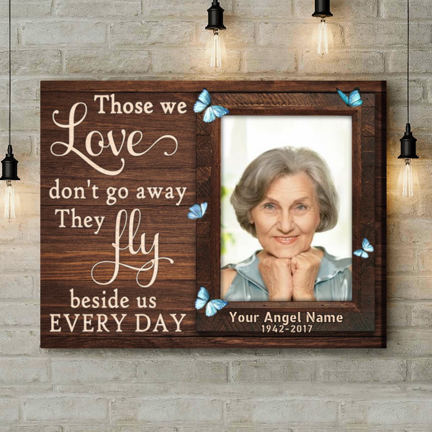 Personalized Memorial Gifts Remembrance Photo Gifts Those we love Ohcanvas