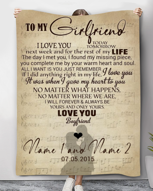Best Birthday Gift For Girlfriend Personalized Name Blanket