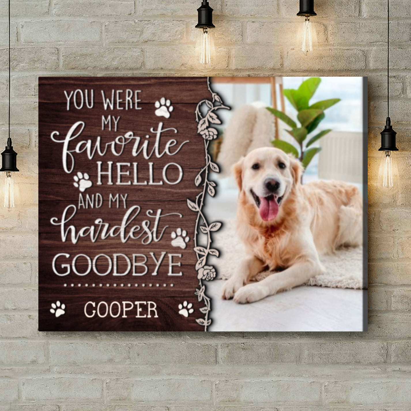 Personalized Pet Memorial Gifts Pet Sympathy Gifts Memorial Sayings For Loss Of Pet Ohcanvas