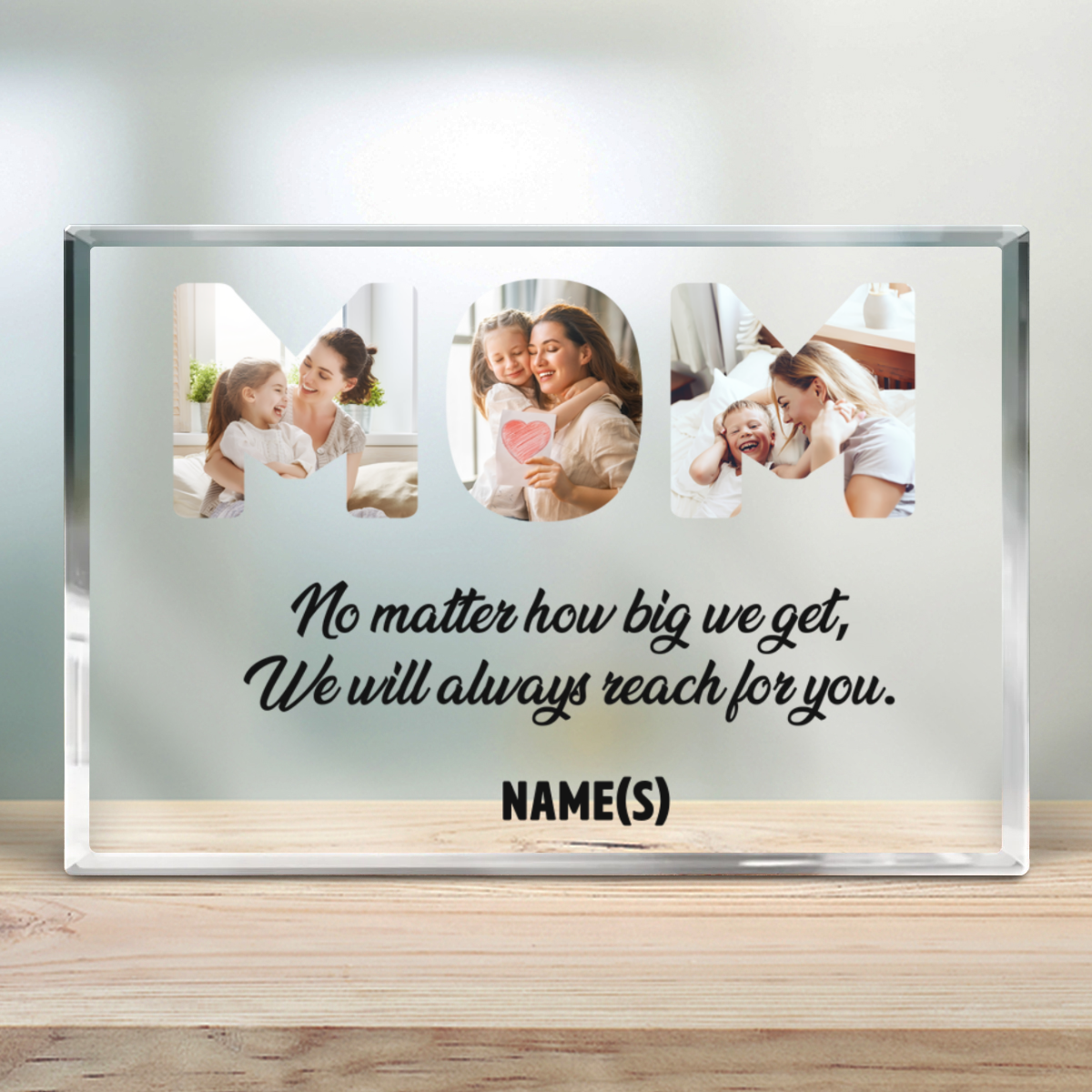 Personalized Photo Gift For Mom Mother's Day Acrylic Plaque 