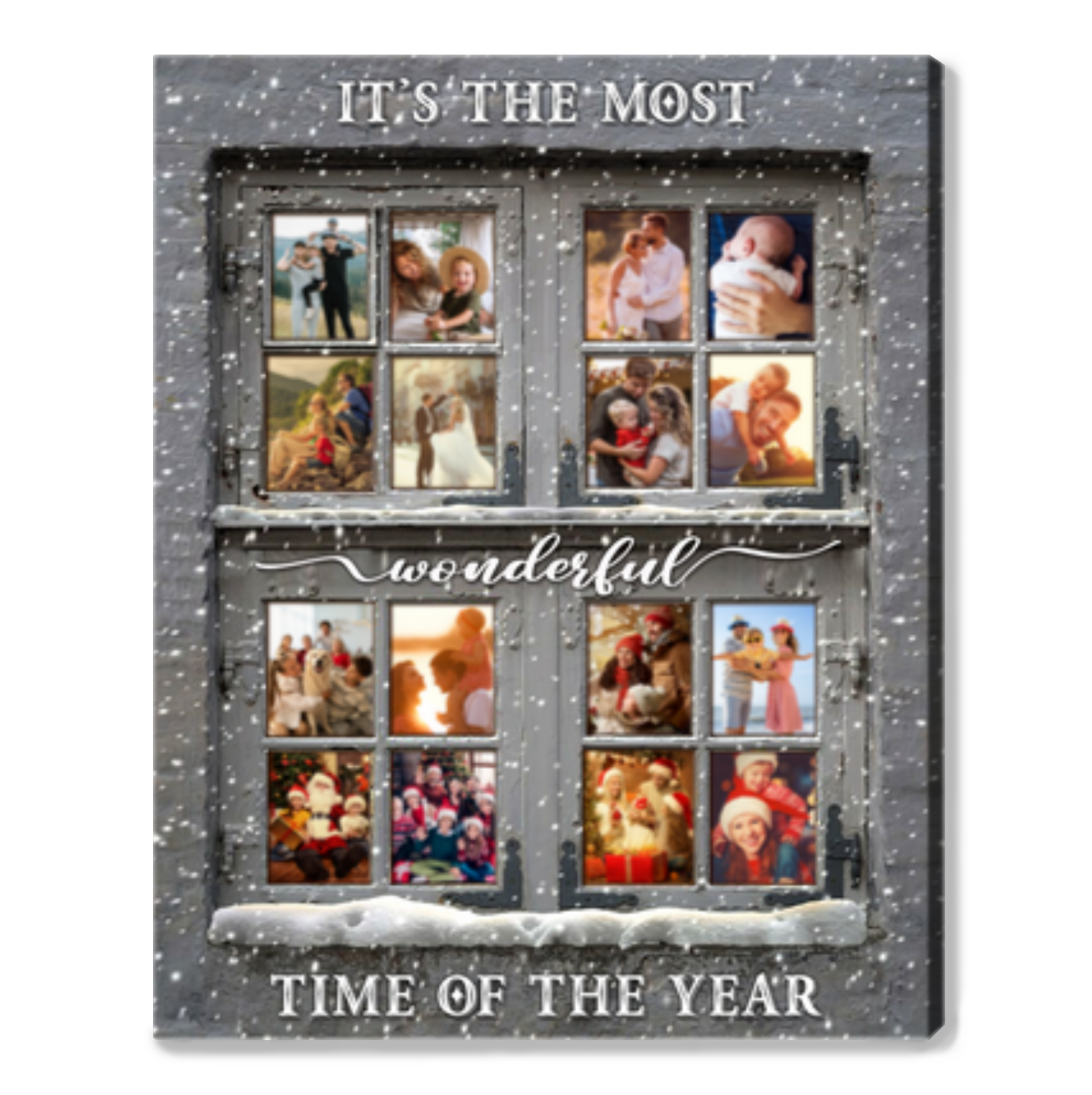 Custom Picture Holiday Canvas Print Best Christmas Family Gift Idea