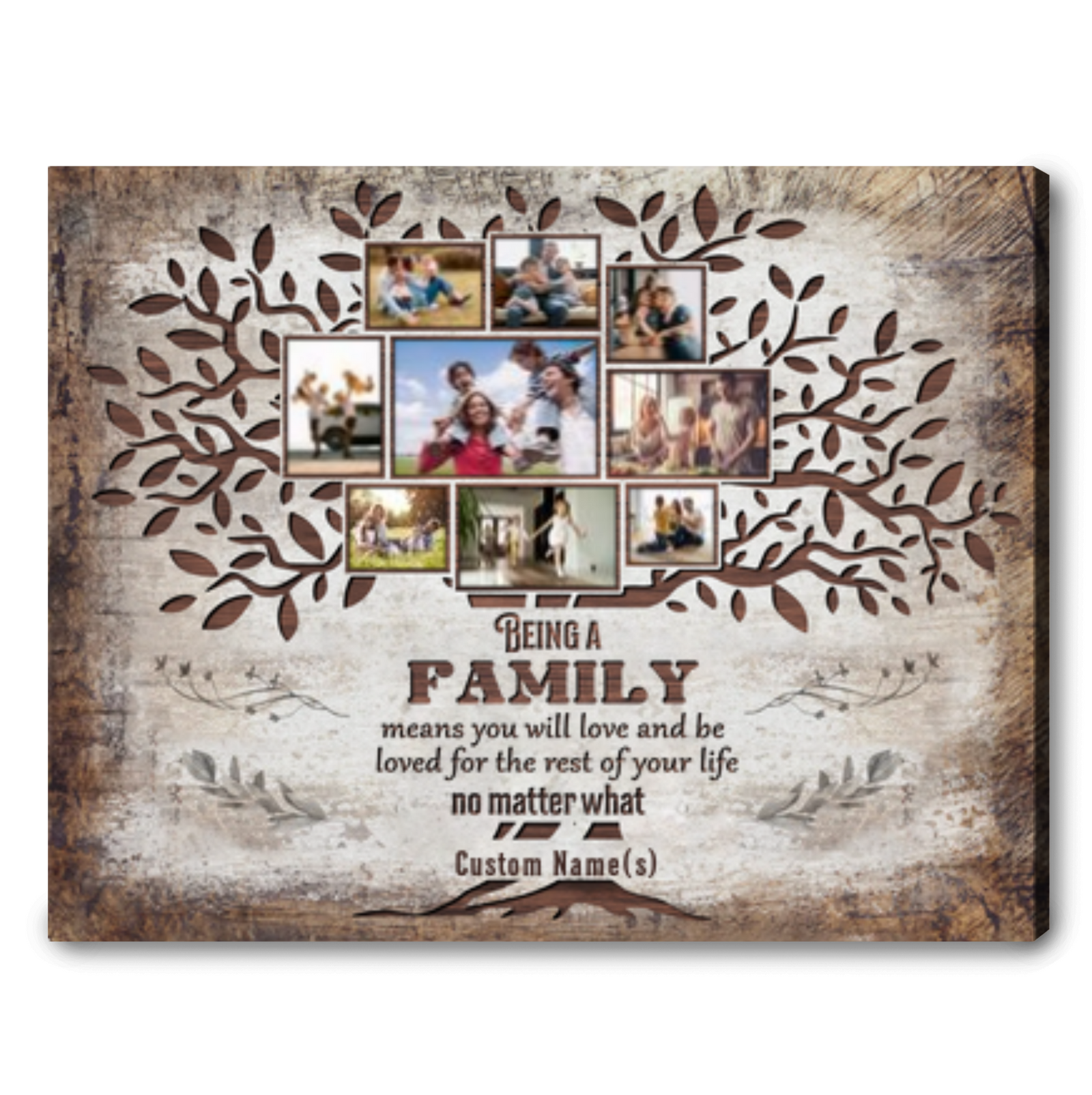Family Tree Canvas Wall Art Best Christmas Gifts For The Family