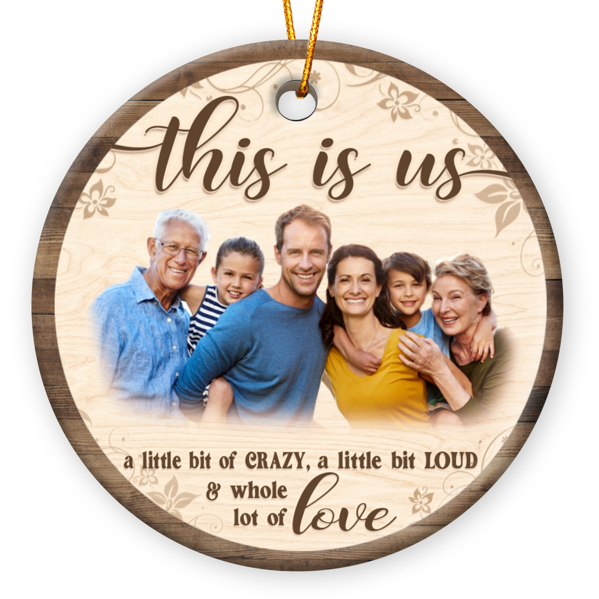 Personalized Family Christmas Ornament Custom Family Keepsake