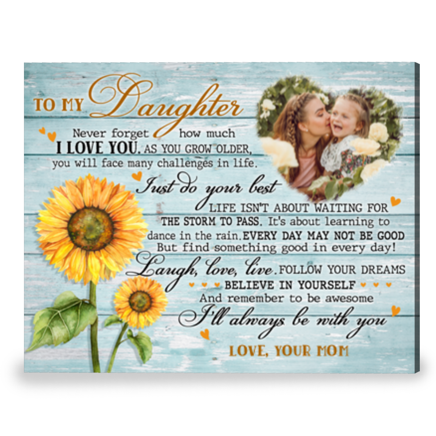 Personalized Gift For Daughter Birthday Sentimental Daughter Gift From Mom