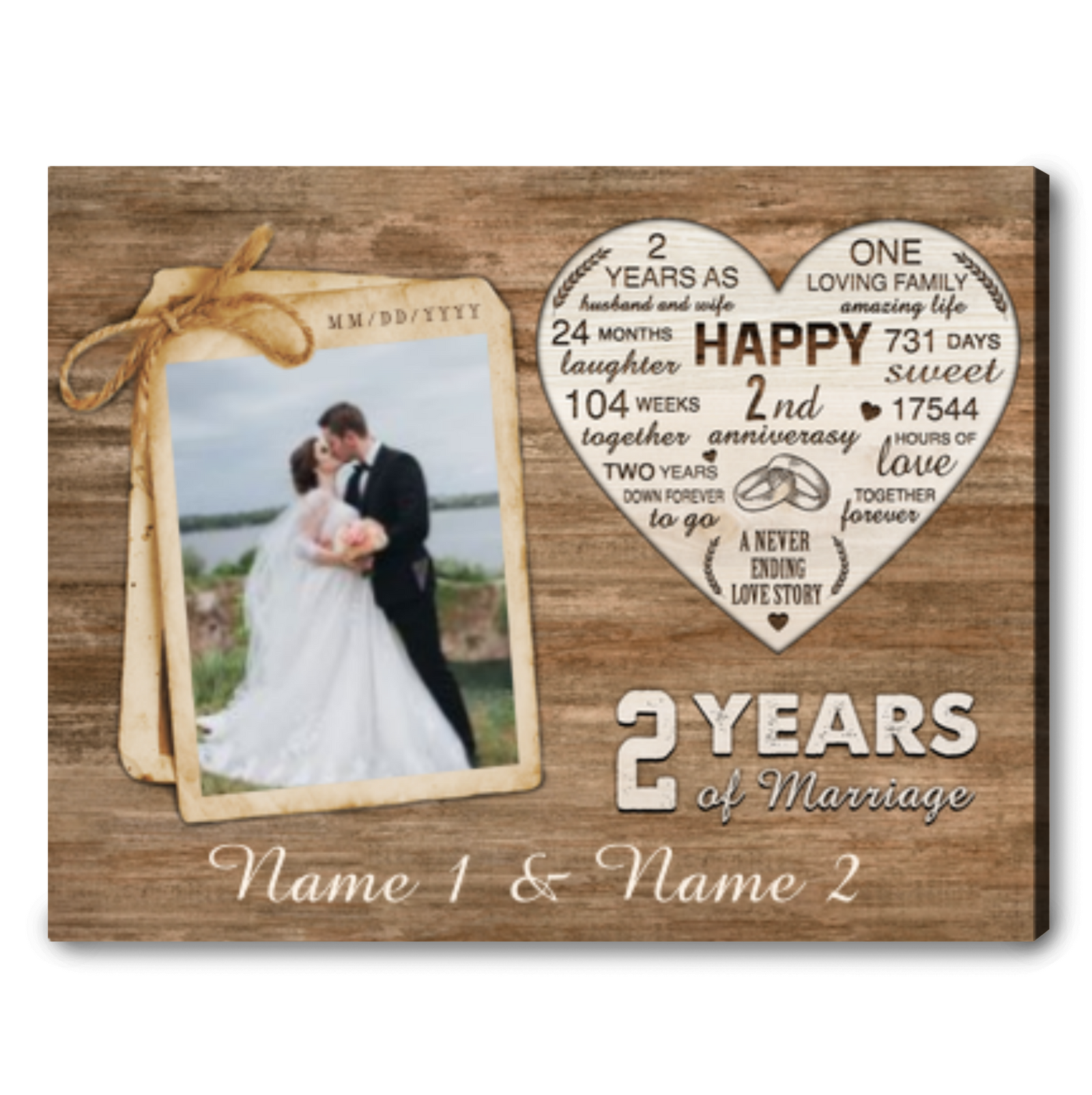 2 Year Wedding Anniversary Gift Ideas 2nd Year Wedding Anniversary Gift For Husband