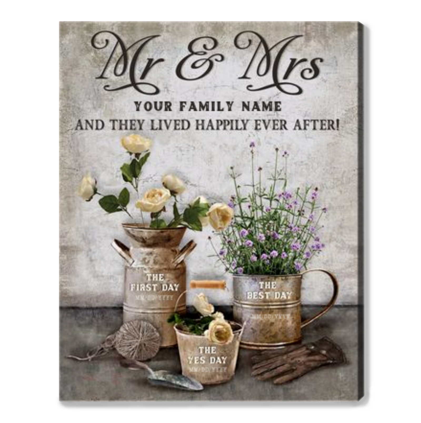 Personalized Wall Art For Couples A Gift For Newly Married Couple